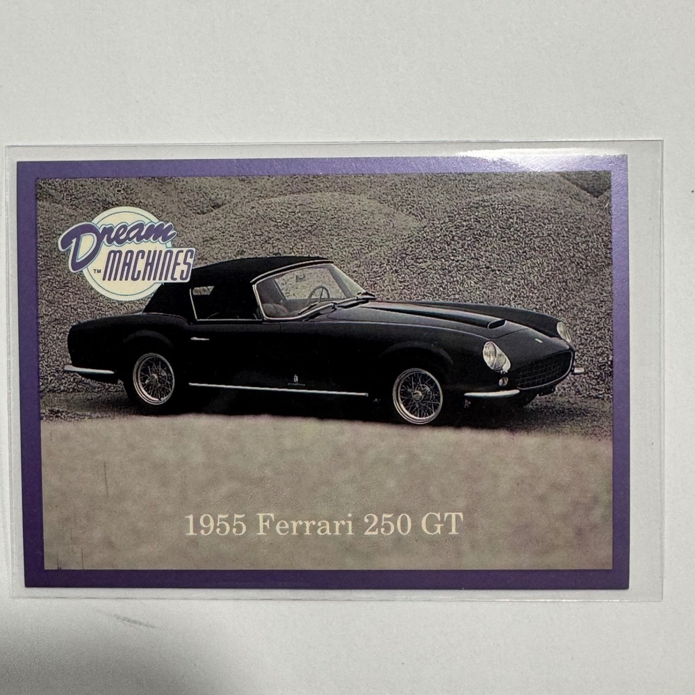 1955 Ferrari 250 GT Automobile Dream‎ Machines Trading Card Imperial Palace 1991
